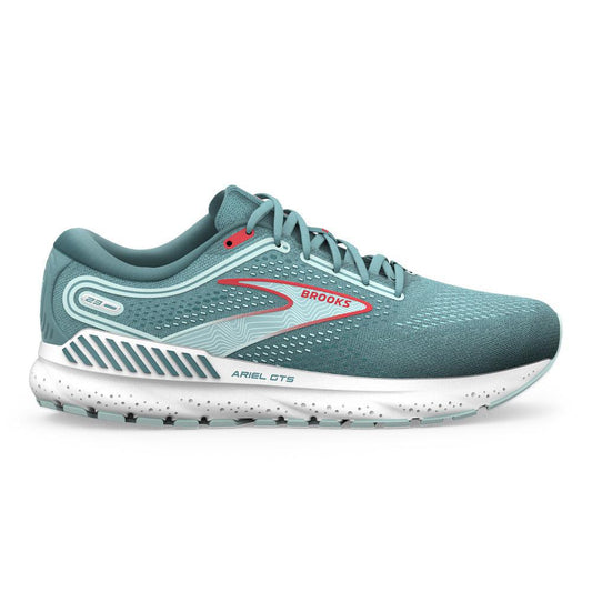 Women's Brooks Ariel GTS 23, Nile Blue/Blue/Bittersweet, 9.5 D Wide