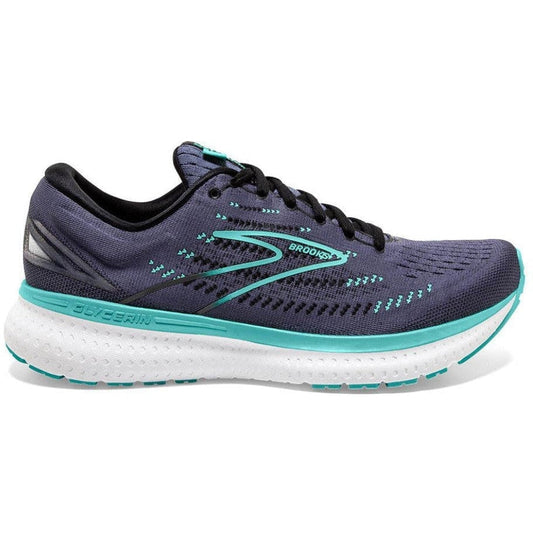 Women's Brooks Glycerin 19, Nightshadow/Black/Blue, 9 B Medium