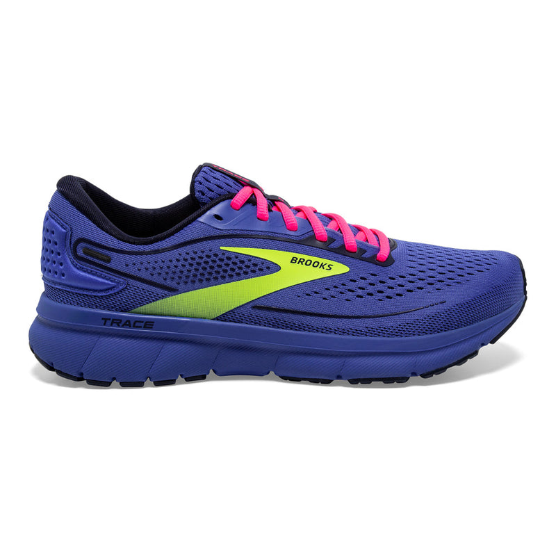 Women's Brooks Trace 2, Blue/Pink/Nightlife, 10.5 B Medium