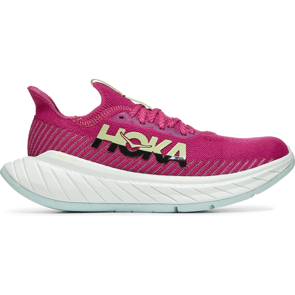 Women's Hoka One One Carbon X 3, Festival Fuchsia/Black, 8.5 B Medium