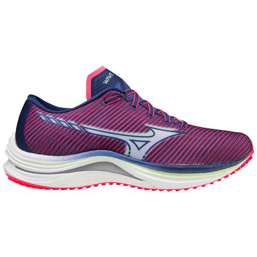 Women's Mizuno Wave Rebellion, Diva Pink/Indigo White, 10 B Medium