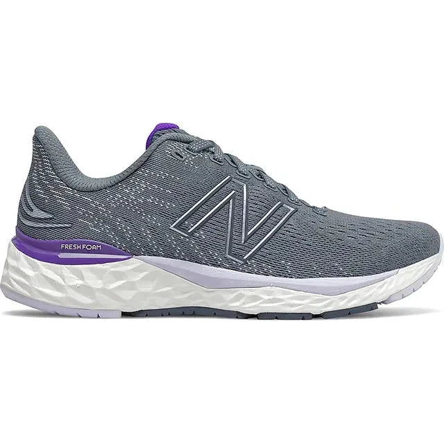 Women's New Balance Fresh Foam 880 v11, Ocean Grey/Deep Violet, 7 B Medium