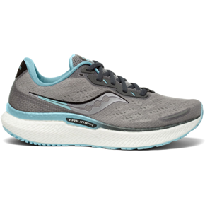 Women's Saucony Triumph 19, Alloy/Powder, 6 B Medium