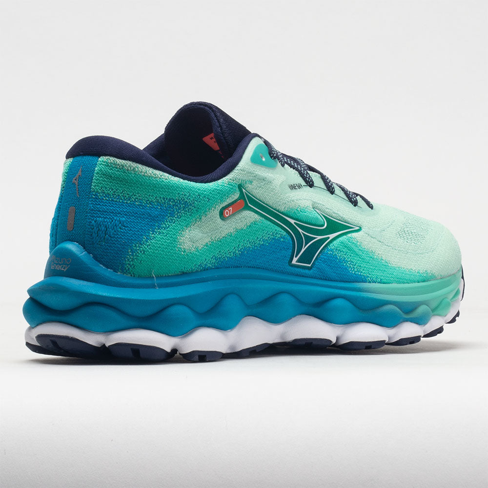 Mizuno Wave Sky 7 Women's Beveled Glass/White