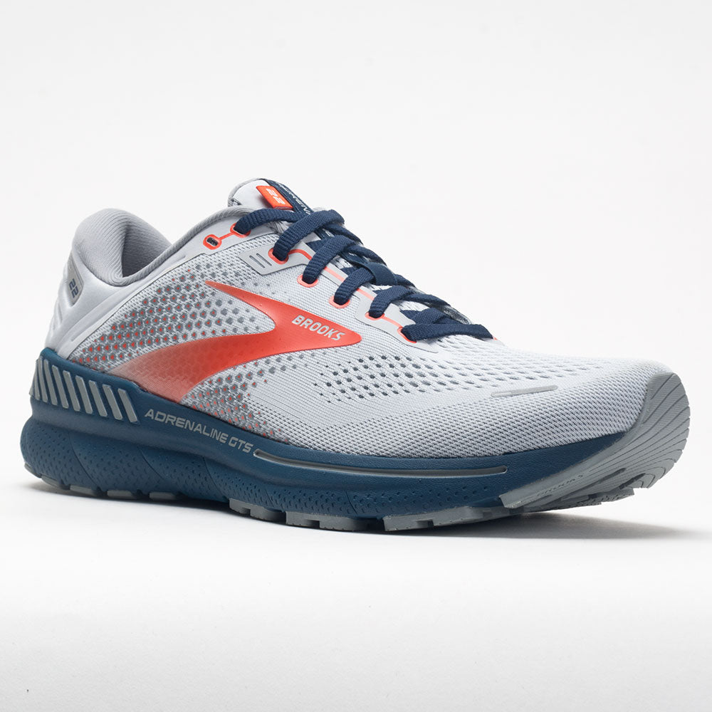 Brooks Adrenaline GTS 22 Men's  Arctic/Red/Titan