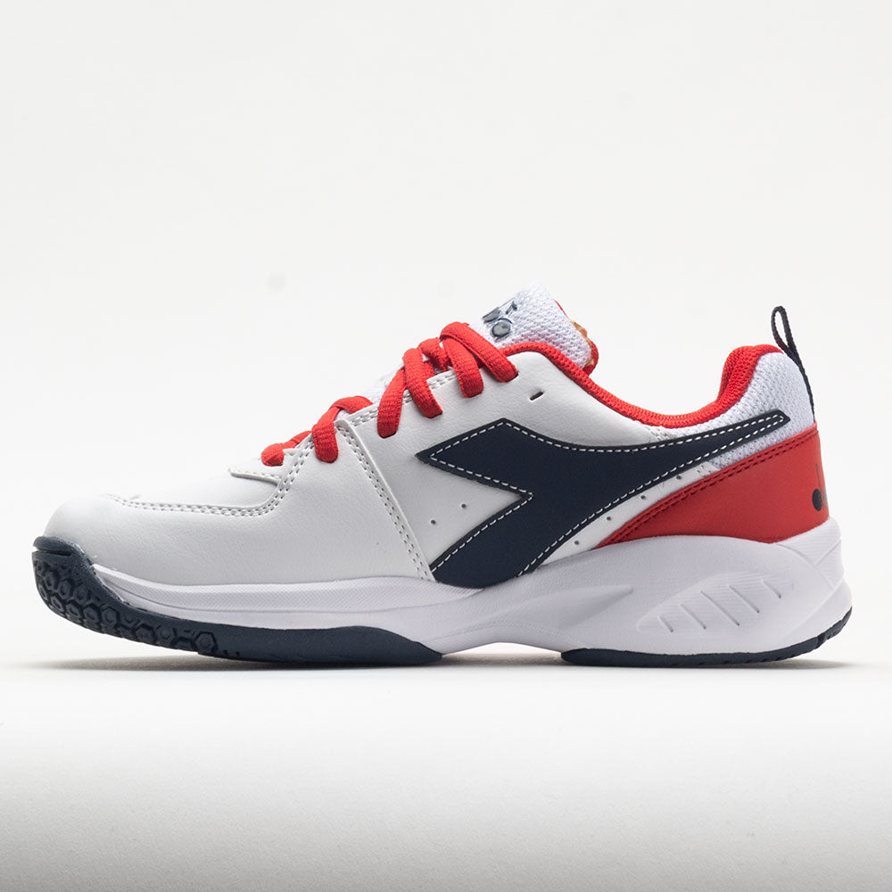 Diadora Challenge 5 SL Junior White/Blue Corsair/Fiery Red