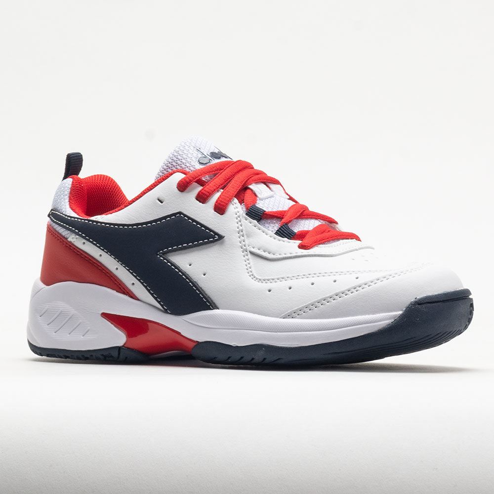 Diadora Challenge 5 SL Junior White/Blue Corsair/Fiery Red