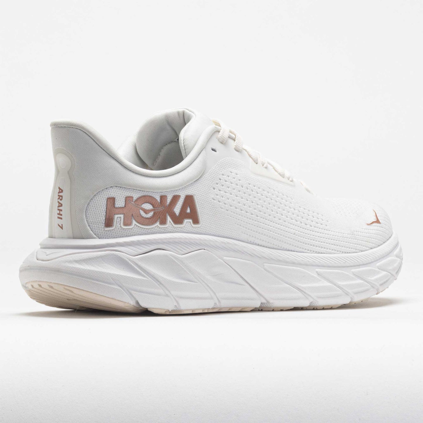 HOKA Arahi 7 Women's Blanc de Blanc/Rose Gold