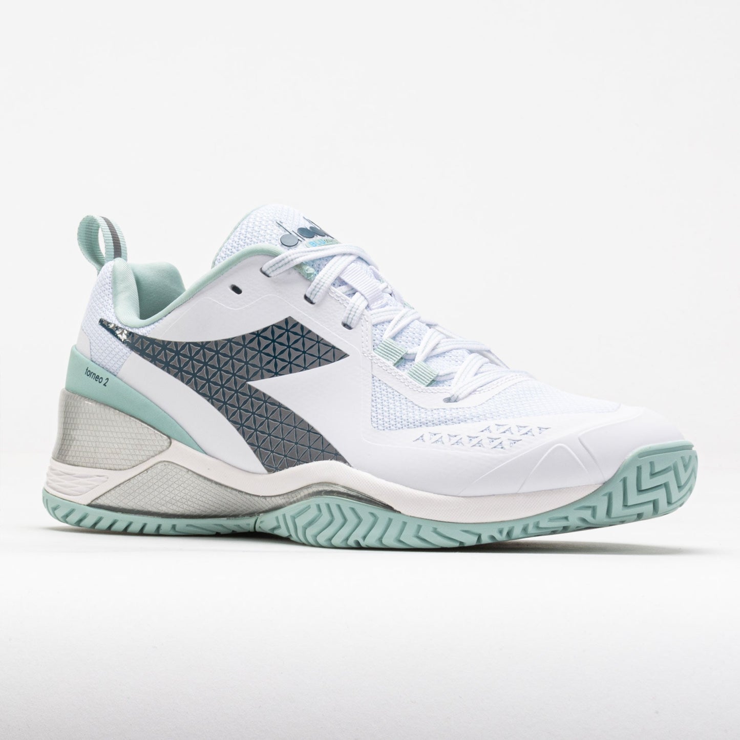 Diadora Blushield Torneo 2 AG Women's White/Legion Blue/Surf Spray