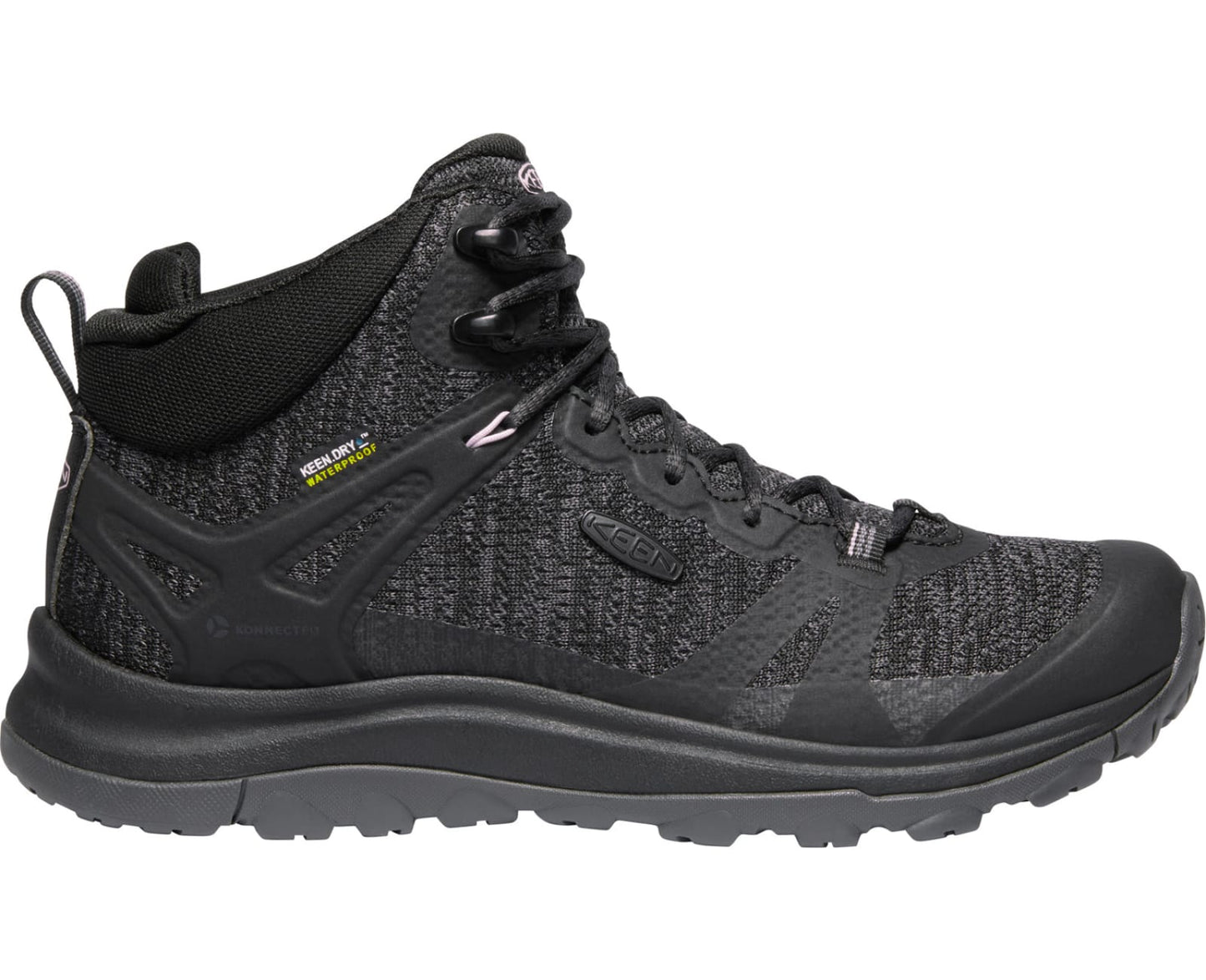 Women's Keen Terradora II Mid Waterproof, Black/Magnet, 10.5 B Medium