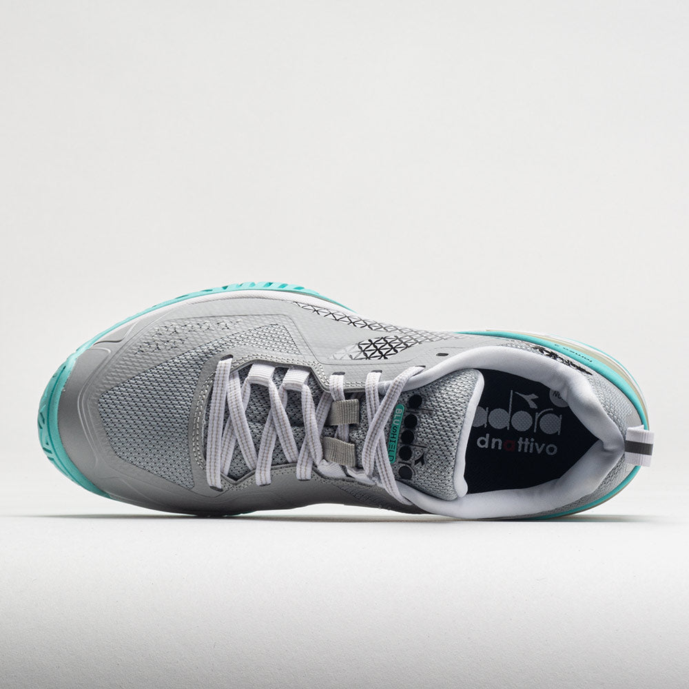 Diadora Blushield Torneo 2 AG Women's Silver DD/Black/Aruba Blue