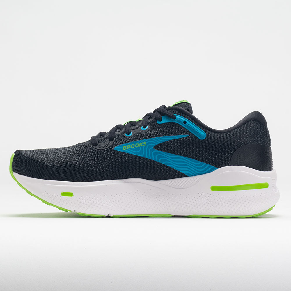 Brooks Ghost Max Men's  Black/Atomic Blue/Jasmine
