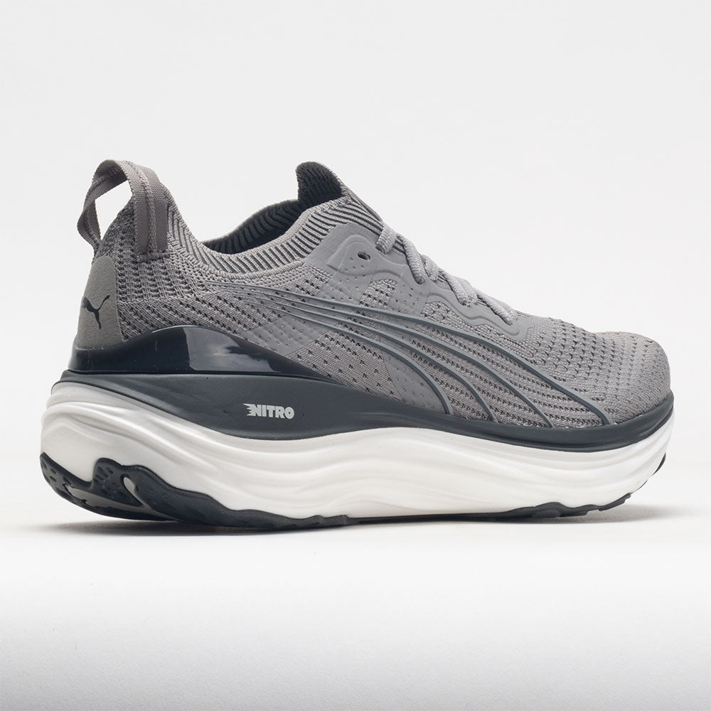 Puma ForeverRun Nitro Knit Men's Concrete Gray/Flat Dark Gray