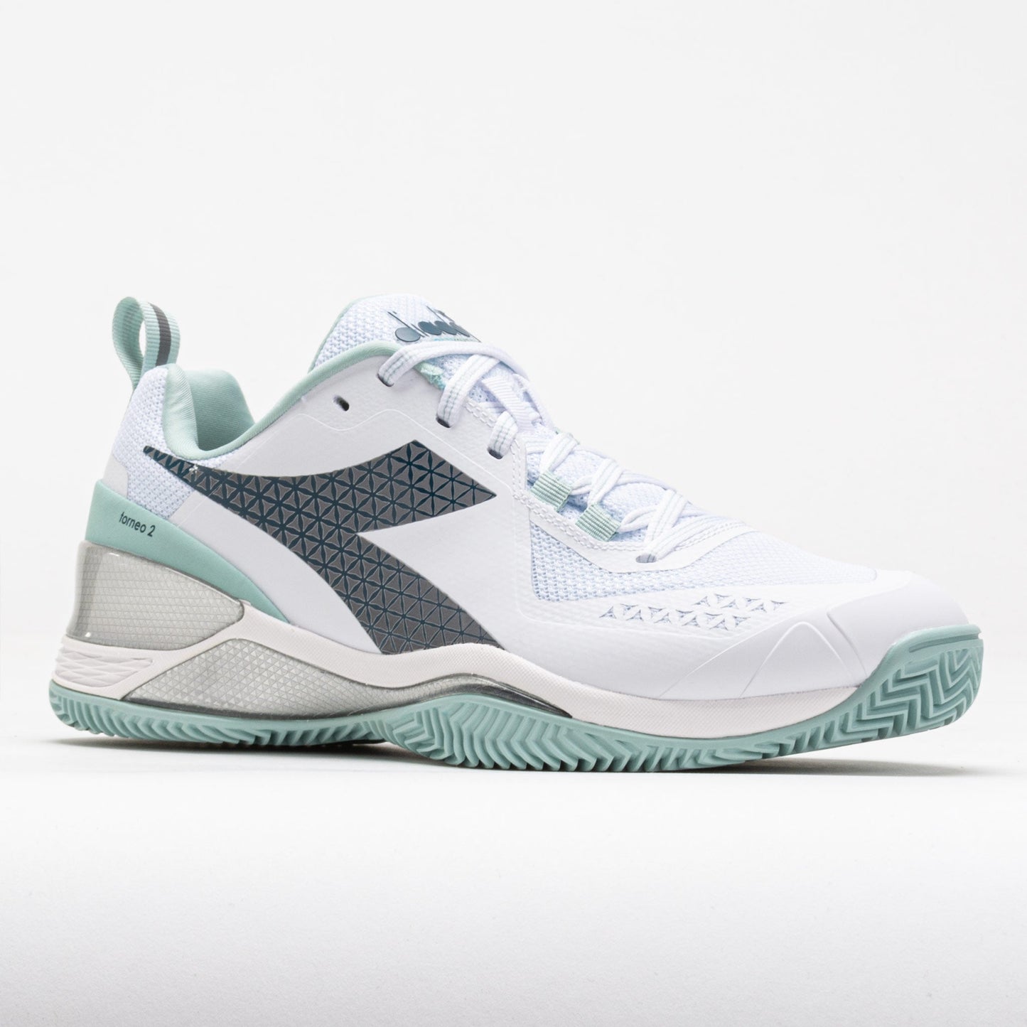Diadora Blushield Torneo 2 Clay Women's White/Legion Blue/Surf Spray