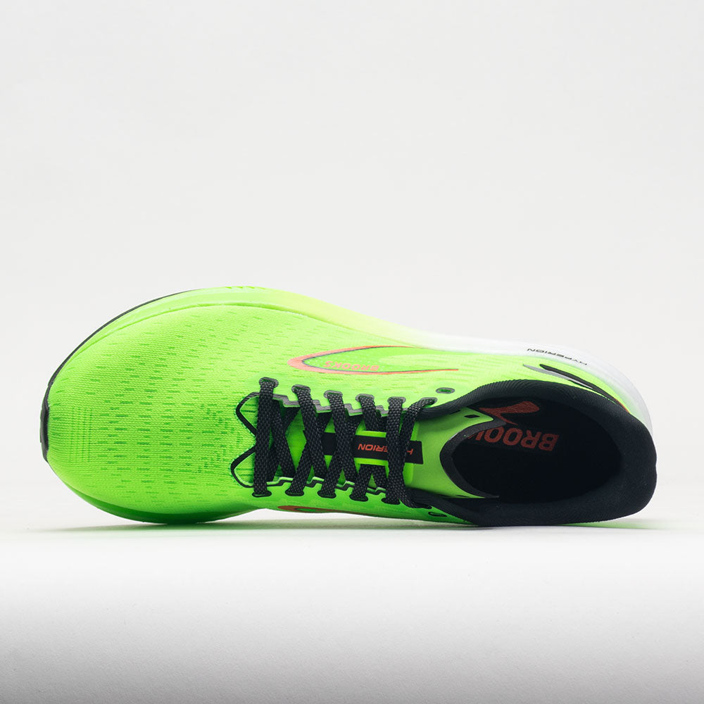 Brooks Hyperion Men's  Green Gecko/Red Orange/White