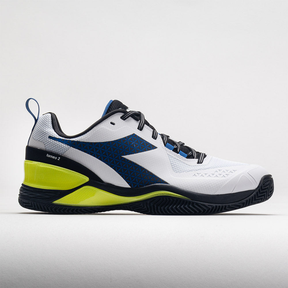 Diadora Blushield Torneo 2 Clay Men's White/Deja Vu Blue/Black