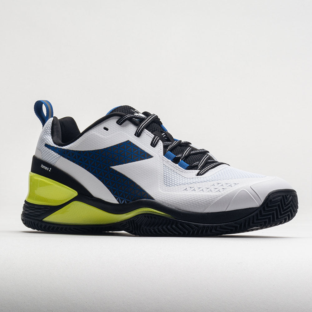 Diadora Blushield Torneo 2 Clay Men's White/Deja Vu Blue/Black