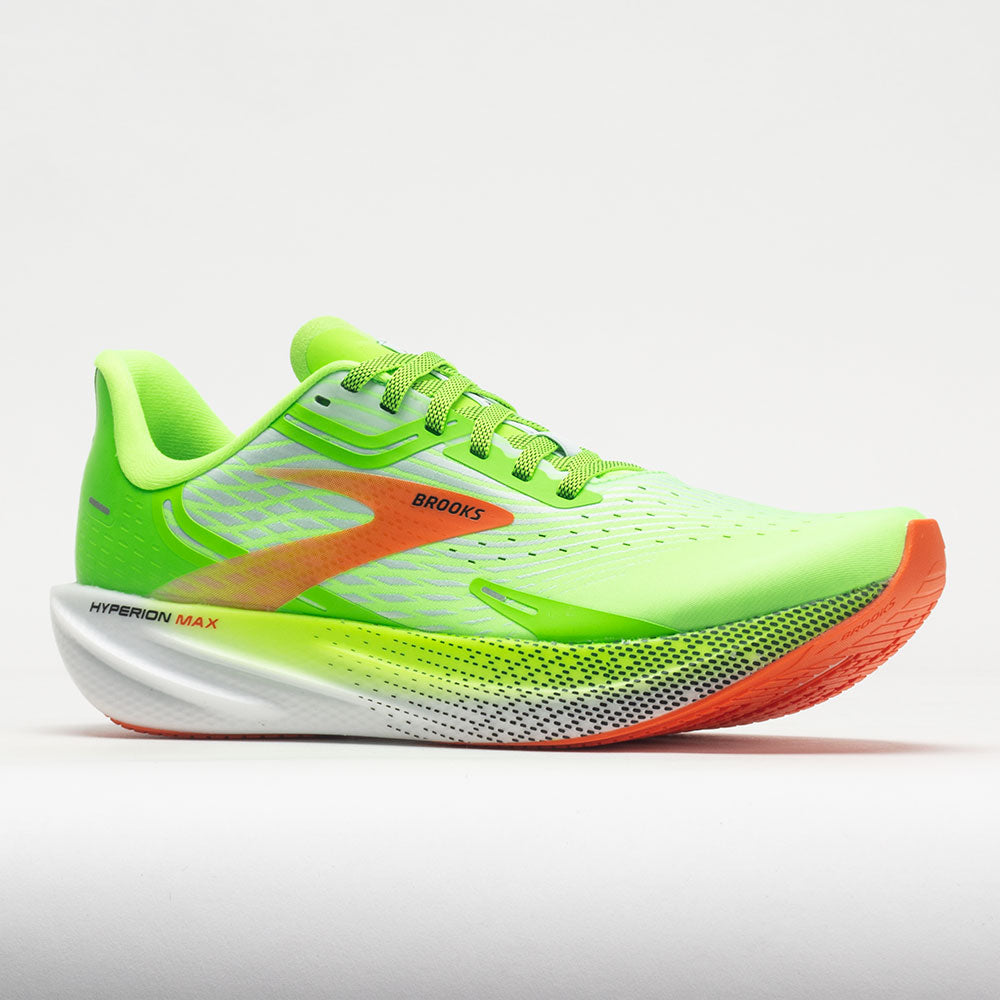 Brooks Hyperion Max Men's  Green Gecko/Red Orange/White