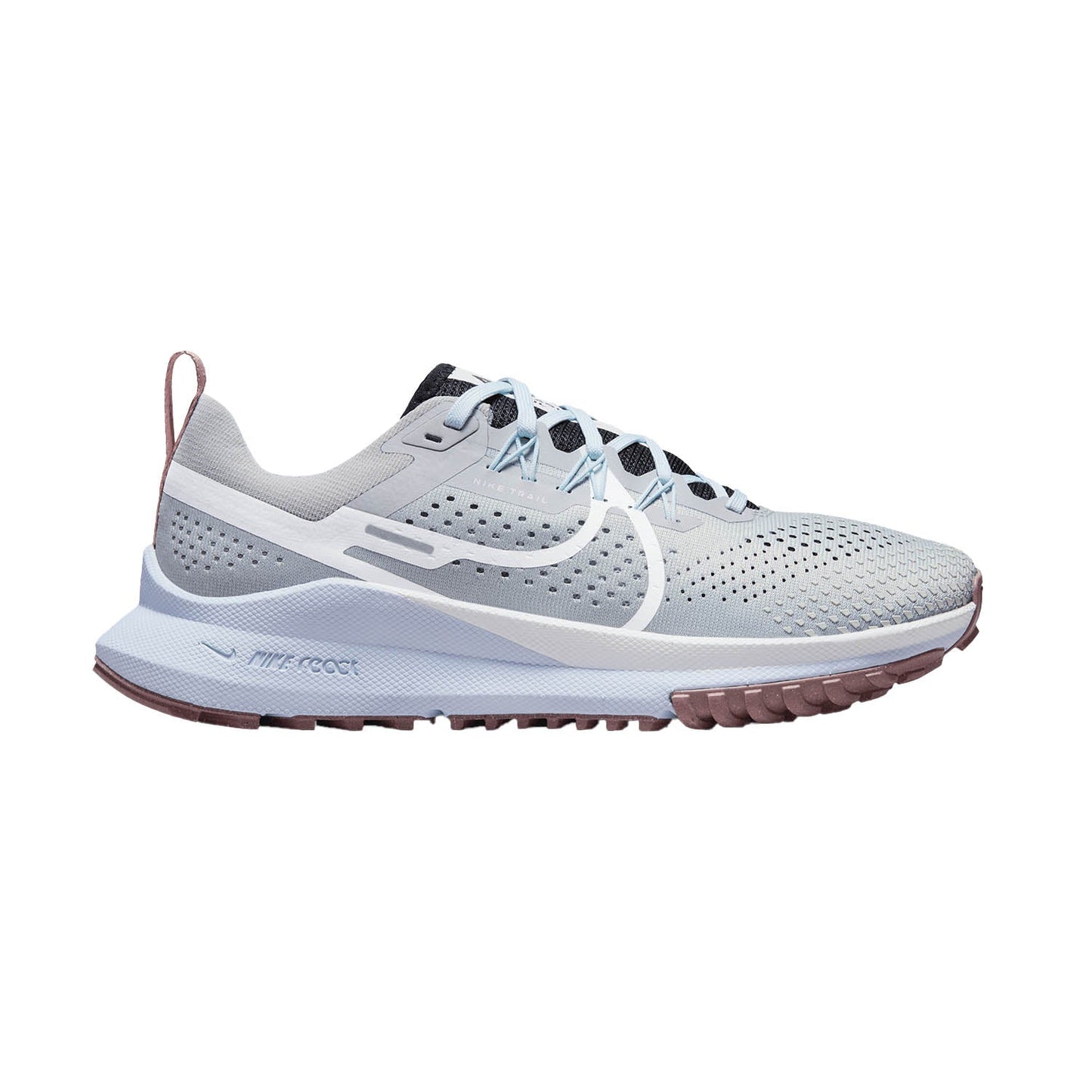 Women's Nike Pegasus Trail 4, Light Smoke Grey/White-Black, 8 B Medium