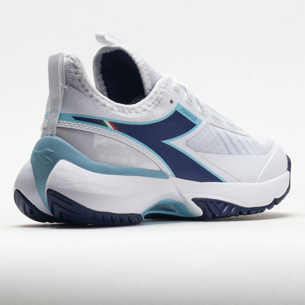 Diadora Finale AG Women's  White/Blue Print