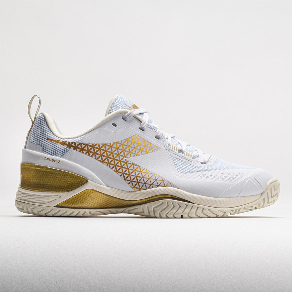 Diadora Blushield Torneo 2 AG Women's White/Gold