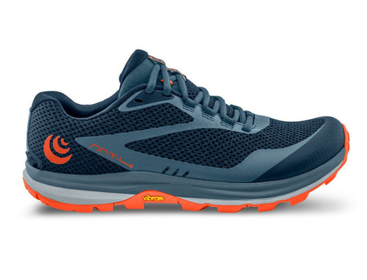 Women's Topo Athletic MT-4, Navy/Coral, 10 B Medium