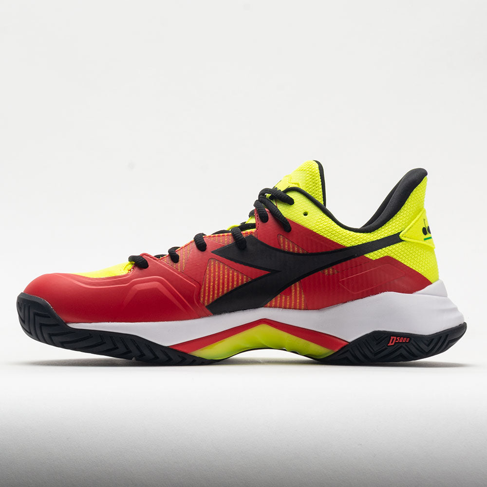 Diadora B.Icon 2 AG Men's Yellow Fluo/Black/Fiery Red