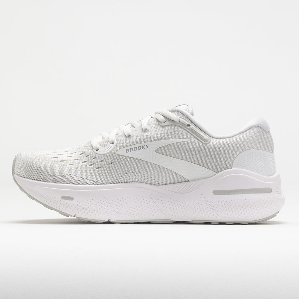 Brooks Ghost Max Men's  White/Oyster/Metallic Silver