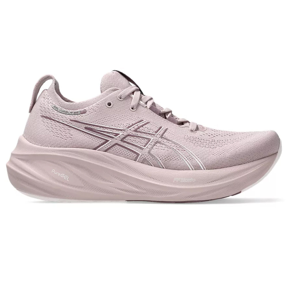 Women's Asics GEL-Nimbus 26, Watershed Rose/White, 9 D Wide