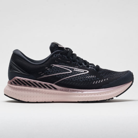 Women's Brooks Glycerin GTS 19, Black/Ombre/Metallic, 9 D Wide