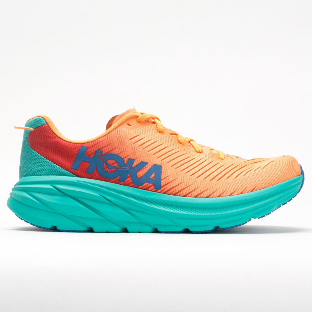 Men's Hoka One One Rincon 3, Blazing Orange/Fiesta, 11 D Medium