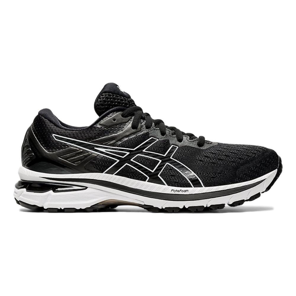 Women's Asics GT-2000 9, Black/White, 6.5 B Medium