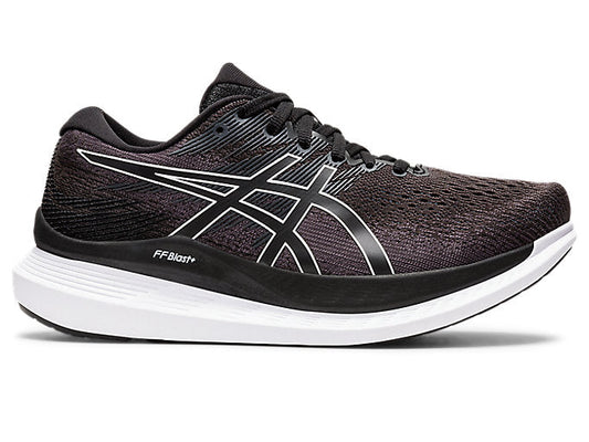 Women's Asics Glideride 3, Black/White, 9.5 B Medium