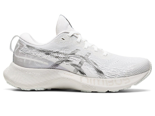 Women's Asics Gel-Nimbus Lite 3, White/Black, 9.5 B Medium
