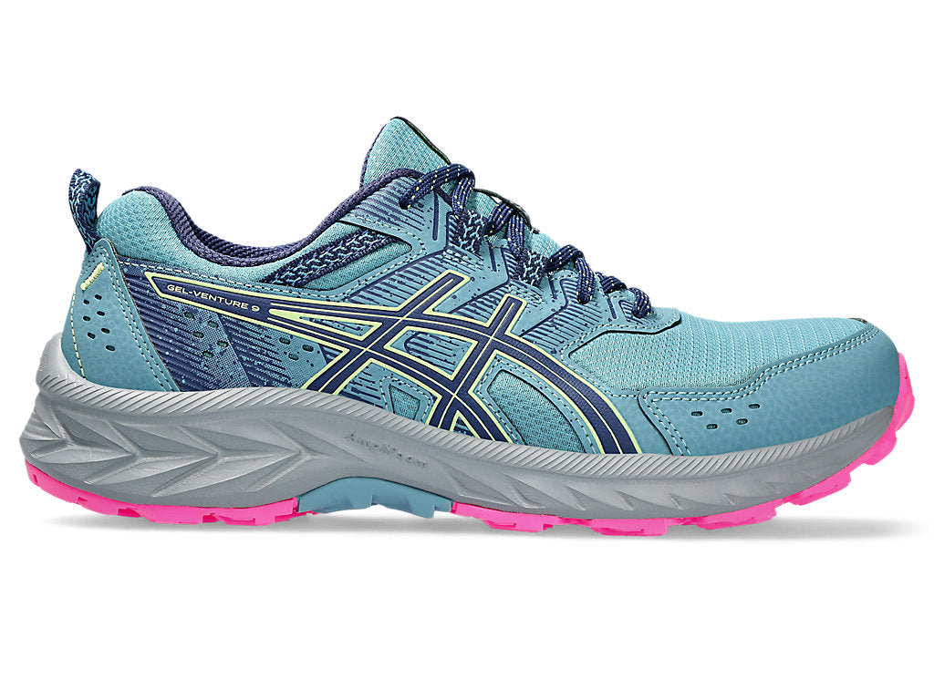 Women's Asics Gel-Venture 9, Gris Blue/Deep Ocean, 8.5 B Medium