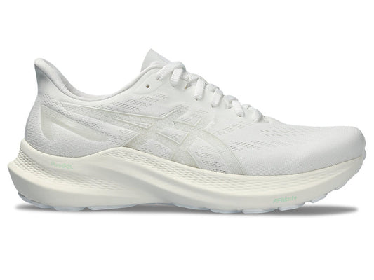 Women's Asics GT-2000 12, White/White, 8 B Medium