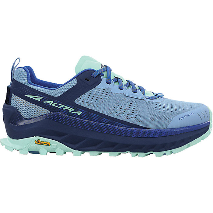 Women's Altra Olympus 4, Navy/Light Blue, 7 B Medium