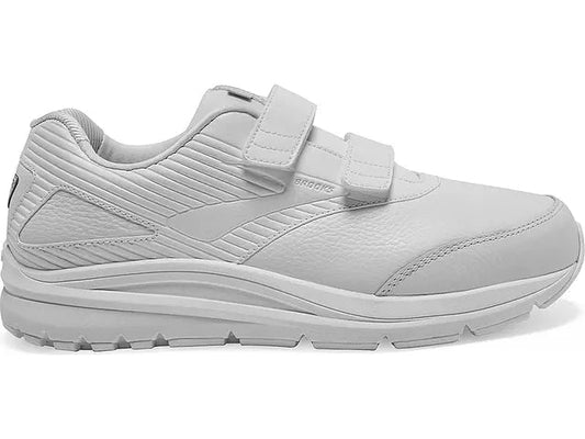 Women's Brooks Addiction Walker V-Strap 2, White, 8.5 B Medium