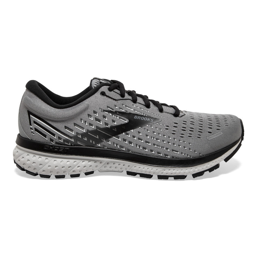 Men's Brooks Ghost 13, Primer Grey/Pearl/Black, 11.5 2E Wide