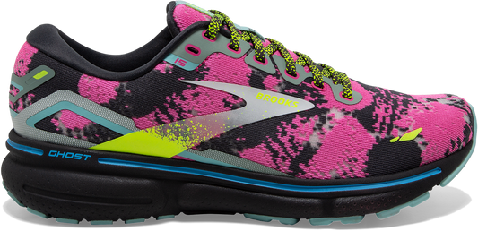 Women's Brooks Ghost 15, Blue/Ebony/Nightlife, 7.5 B Medium