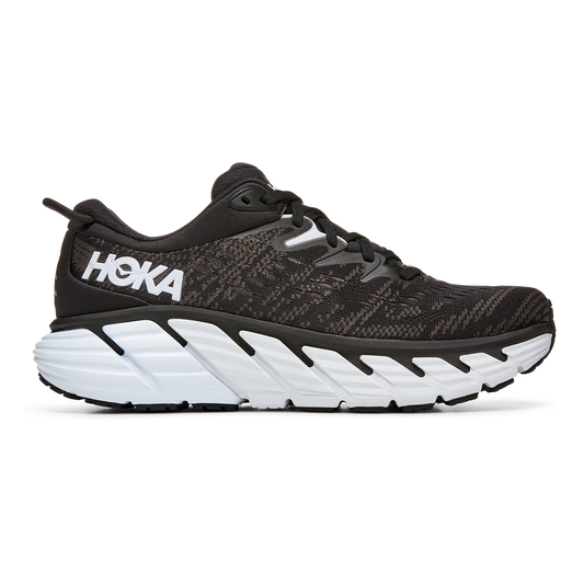 Women's Hoka One One Gaviota 4, Black/White, 10.5 B Medium