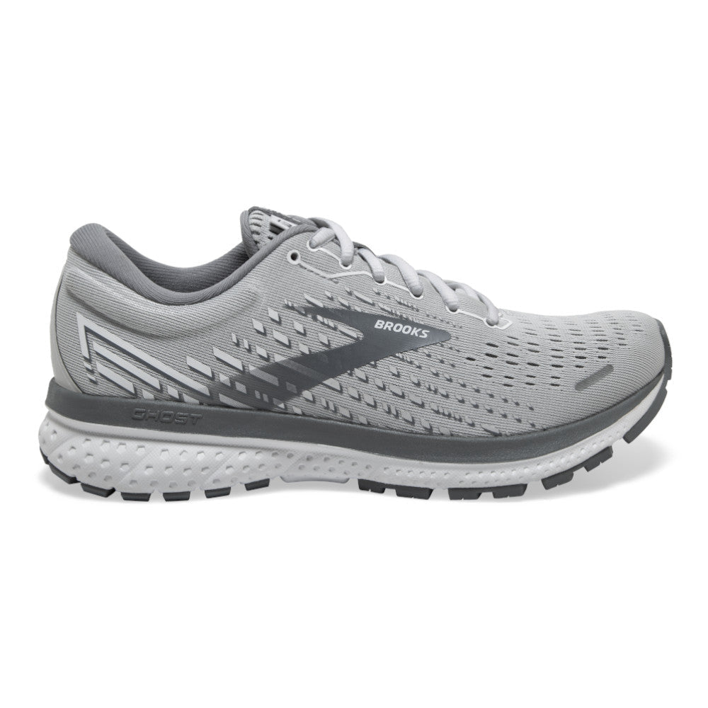 Women's Brooks Ghost 13, Alloy/Oyster/White, 10 B Medium