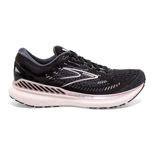 Women's Brooks Glycerin GTS 19, Black/Ombre/Metallic, 6 B Medium