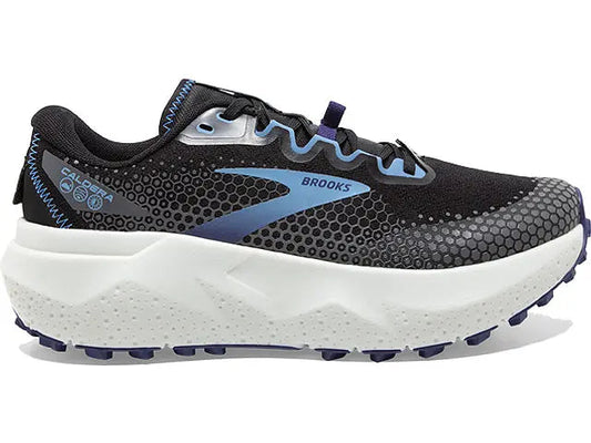 Women's Brooks Caldera 6, Black/Blissful Blue/Grey, 12 B Medium
