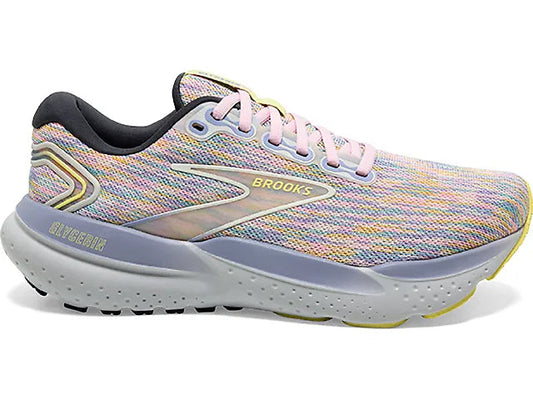 Women's Brooks Glycerin 21, Thistledown/Ebony/Corsage, 6.5 B Medium