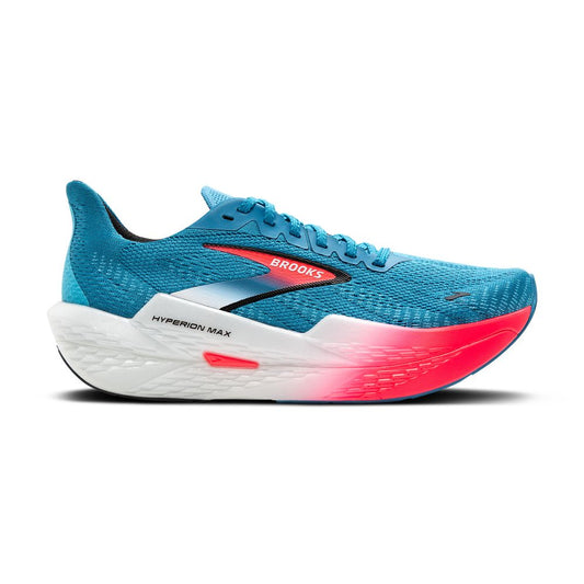 Women's Brooks Hyperion Max 2, Crystal Seas/Diva Pink/Black, 7.5 B Medium