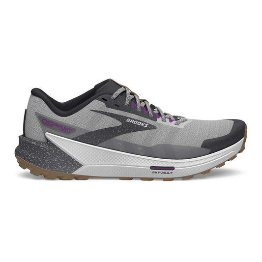 Women's Brooks Catamount 2, Alloy/Oyster/Violet, 9 B Medium