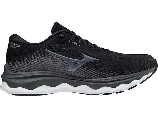 Women's Mizuno Wave Sky 5, Black, 10 B Medium