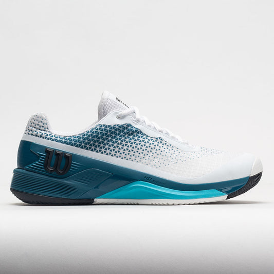 Wilson Rush Pro 4.0 Clay Men's  White/Blue Coral/Blue Atoll