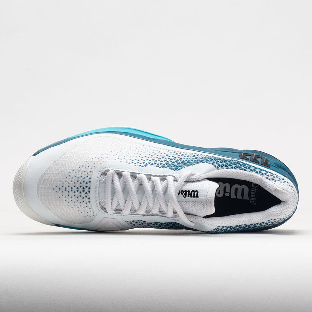 Wilson Rush Pro 4.0 Clay Men's  White/Blue Coral/Blue Atoll